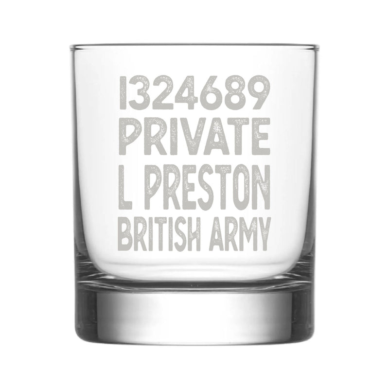 Military Engraved Whisky Tumbler – LAV Ada 305ml
