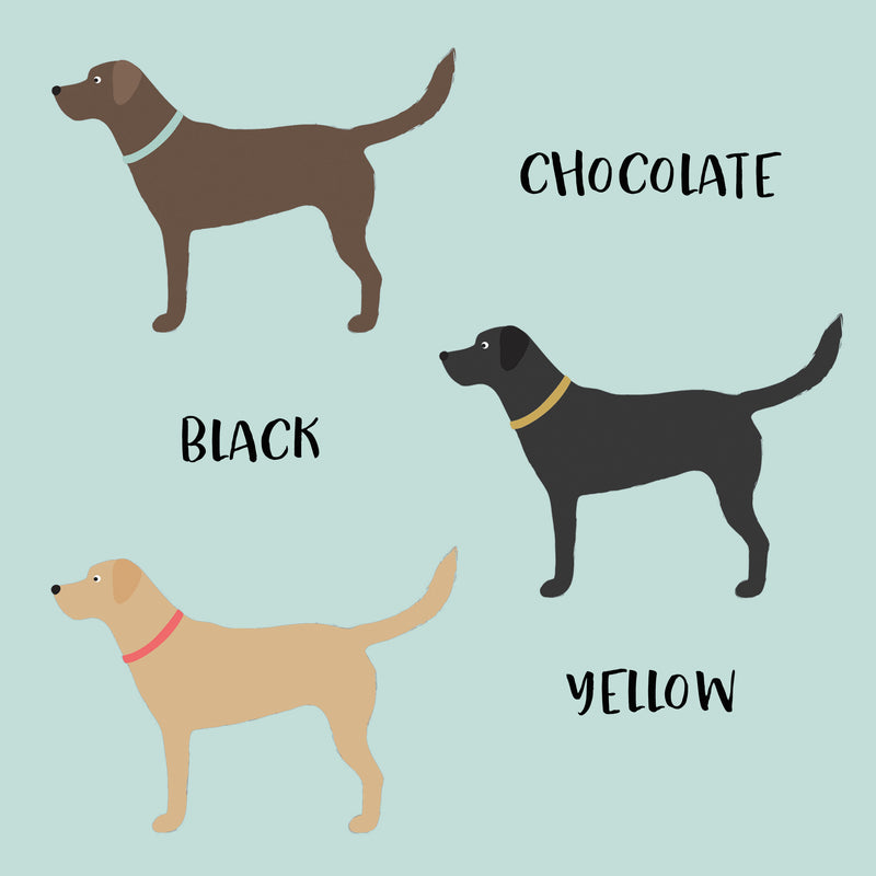 Personalised Labrador Mug & Coaster Dog Gift Set