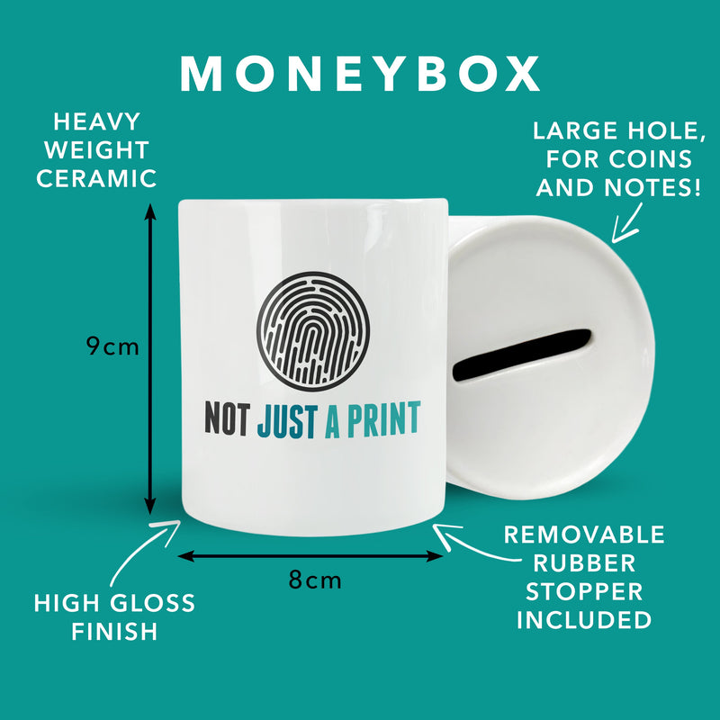 Adventure Awaits Ceramic Money Box - Ideal New Baby Or Christening Present