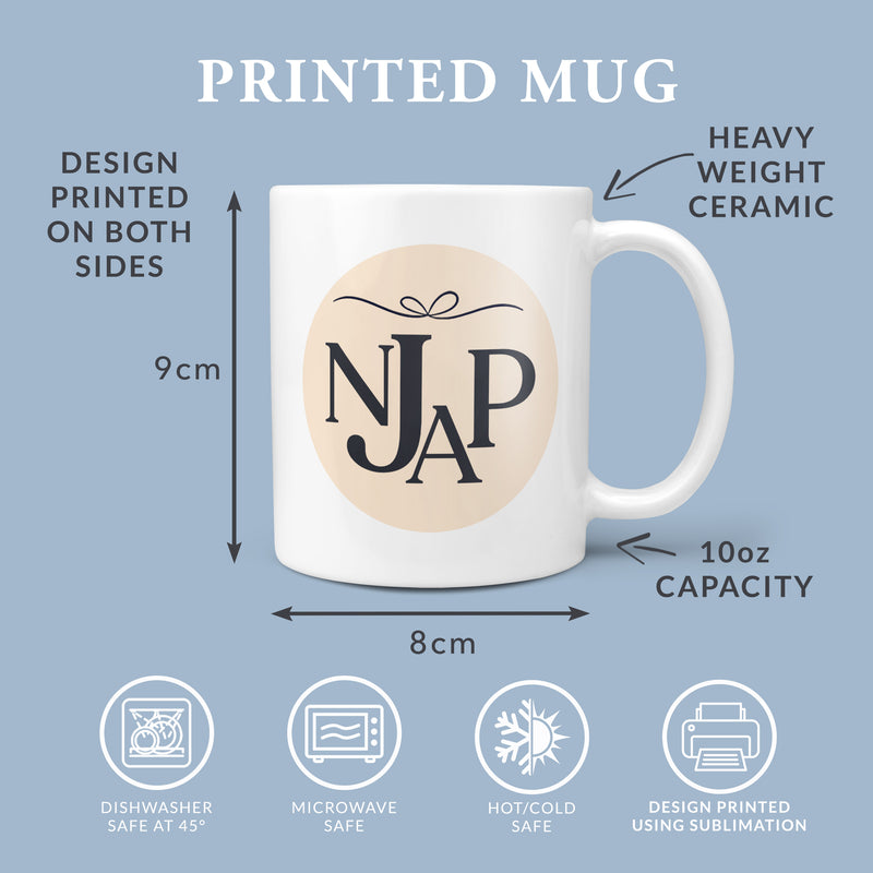 Wedding Gift - Personalised Heart Venue Location Map Mug With Poem - Mr & Mrs, Mr & Mr, Mrs & Mrs