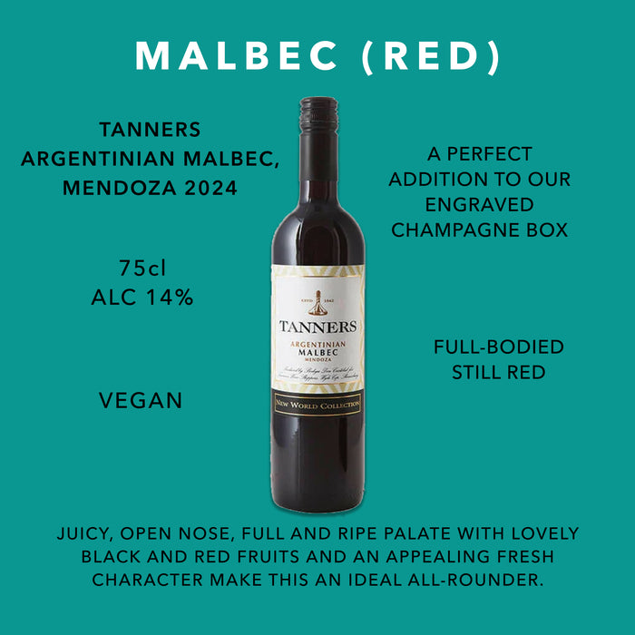 Personalised Double Red Wine Crate Gift Set – Two-Bottle Luxury Hamper with Engraved Glasses & Treats