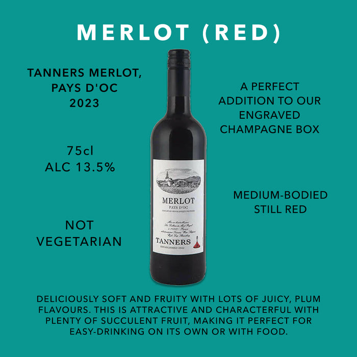 Personalised Double Red Wine Crate Gift Set – Two-Bottle Luxury Hamper with Engraved Glasses & Treats