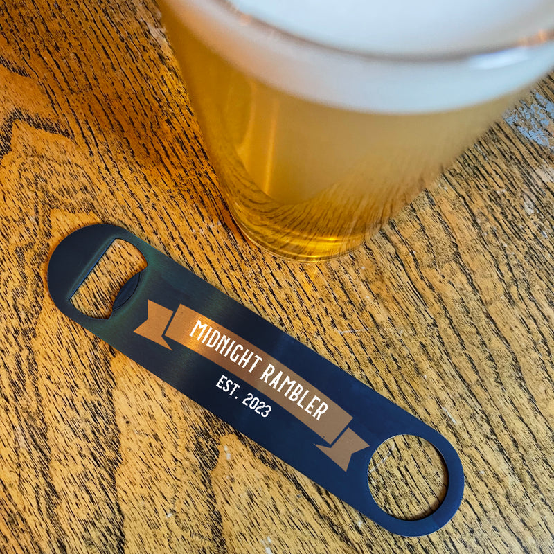 Personalised Vintage Home Bar Bar Blade Bottle Opener