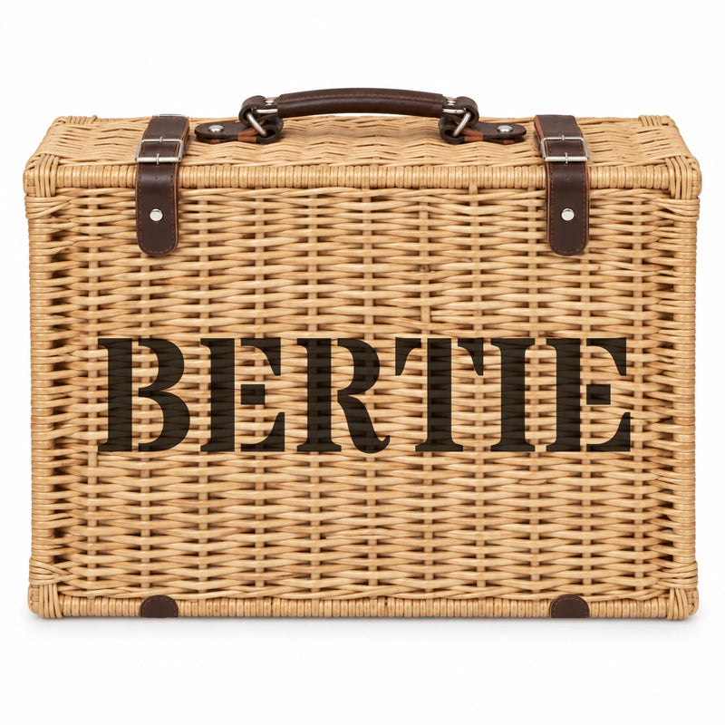 Personalised Name Wicker Hamper – Custom Gift Hamper