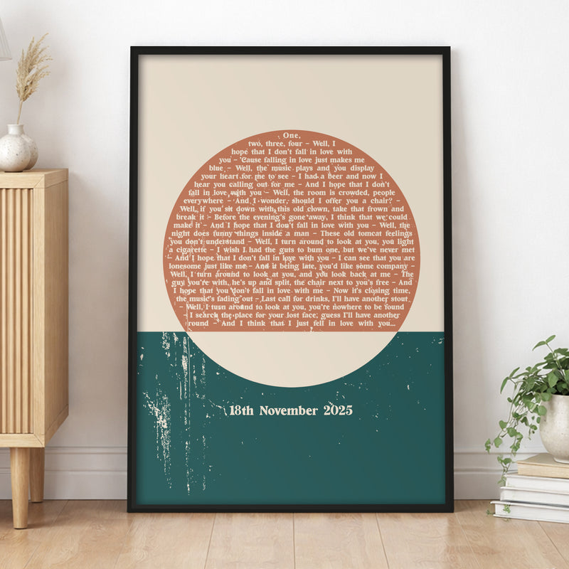 Abstract Circle Modern Art Print