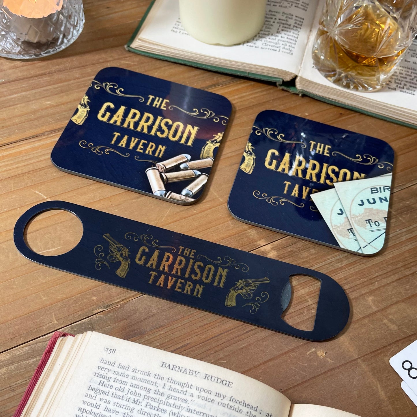 Garrison Tavern Peaky Blinders Themed Bar Mat Set
