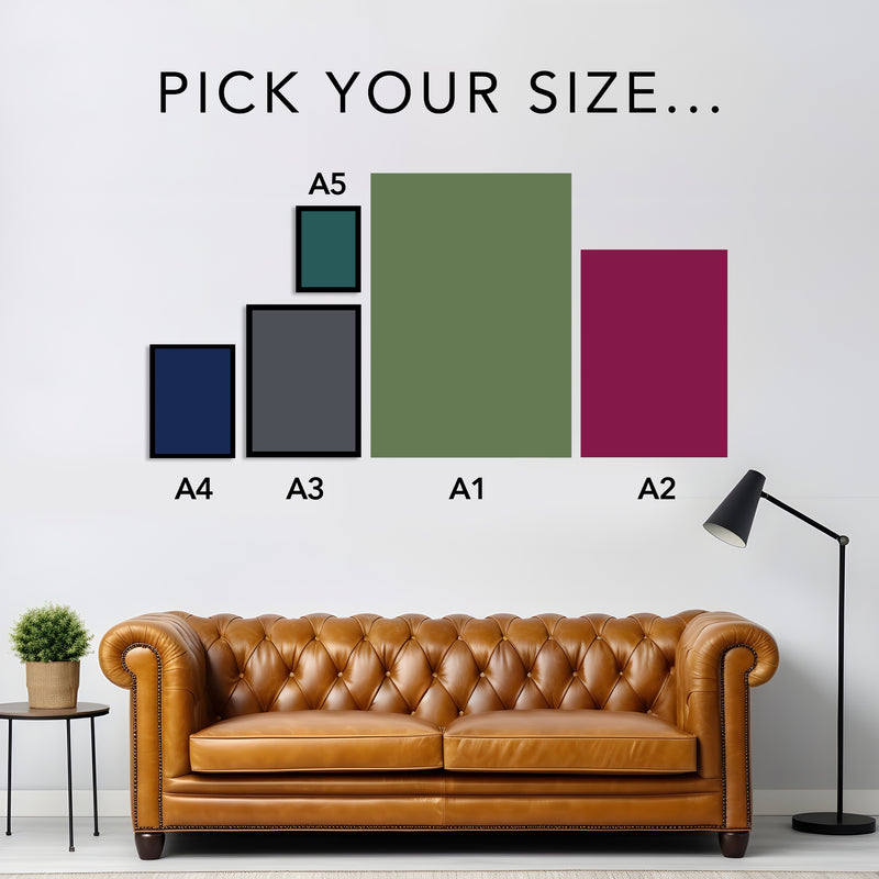 Custom Home Bar Wall Art Print – Personalised Pub Sign Style (Framed or Unframed)