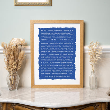 Personalised Poem Song or Speech in a Rustic Style