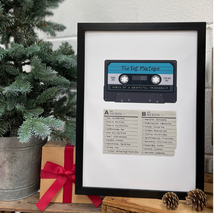 Mix Tape Cassette With Track List Or Set Personalised