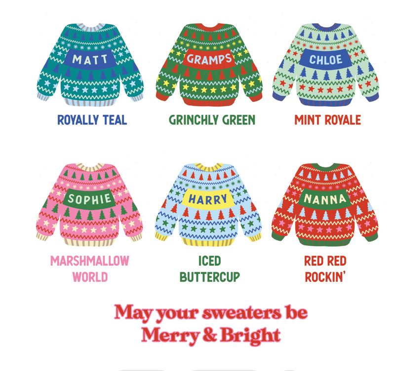 Bright Ugly Christmas Jumper Large Mug