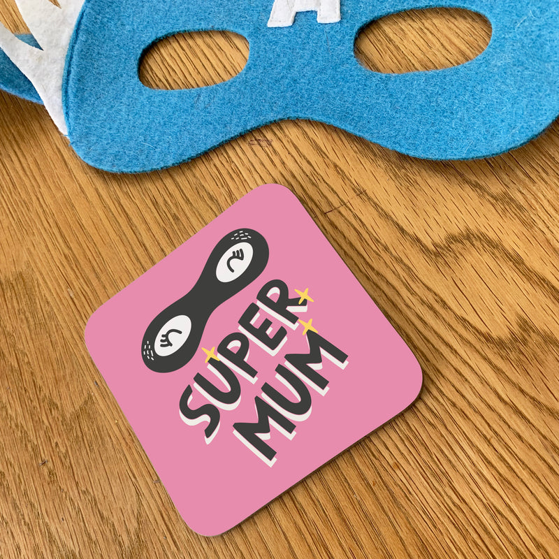 Super Hero Family Mug Set - Fun Mummy Daddy Baby Super Hero New Home Gift - Mama Papa Toddler Easter or Christmas Eve Present