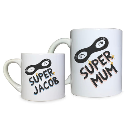 Super Mum Family Mug Set