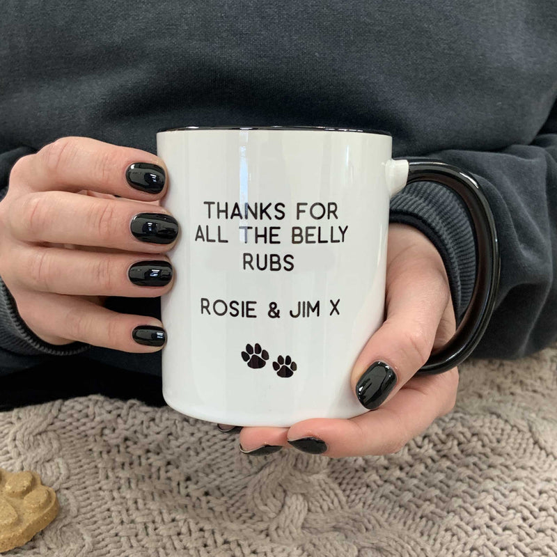 Personalised Top Dog Dad Mug and Coaster Set