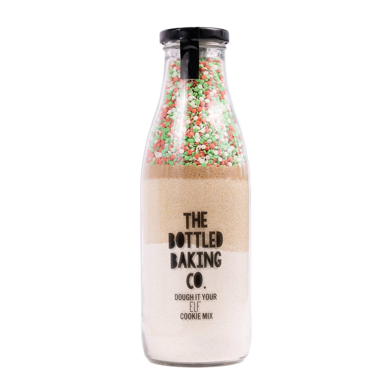 Dough It Your Elf™ Christmas Cookie Mix in a Bottle + FREE Personalised Apron