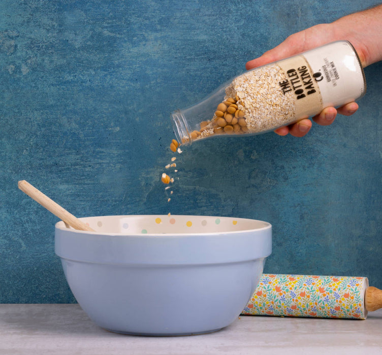 The Bottled Baking Co Salted Caramel Cookie Mix + FREE Personalised Apron