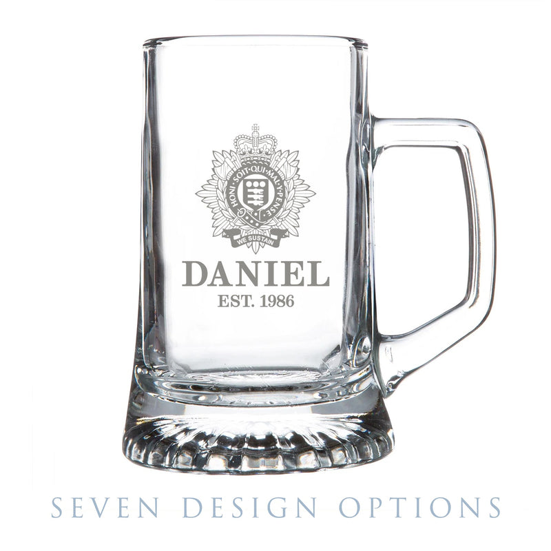 Military Engraved Beer Mug – Bormioli Rocco Stern 510ml