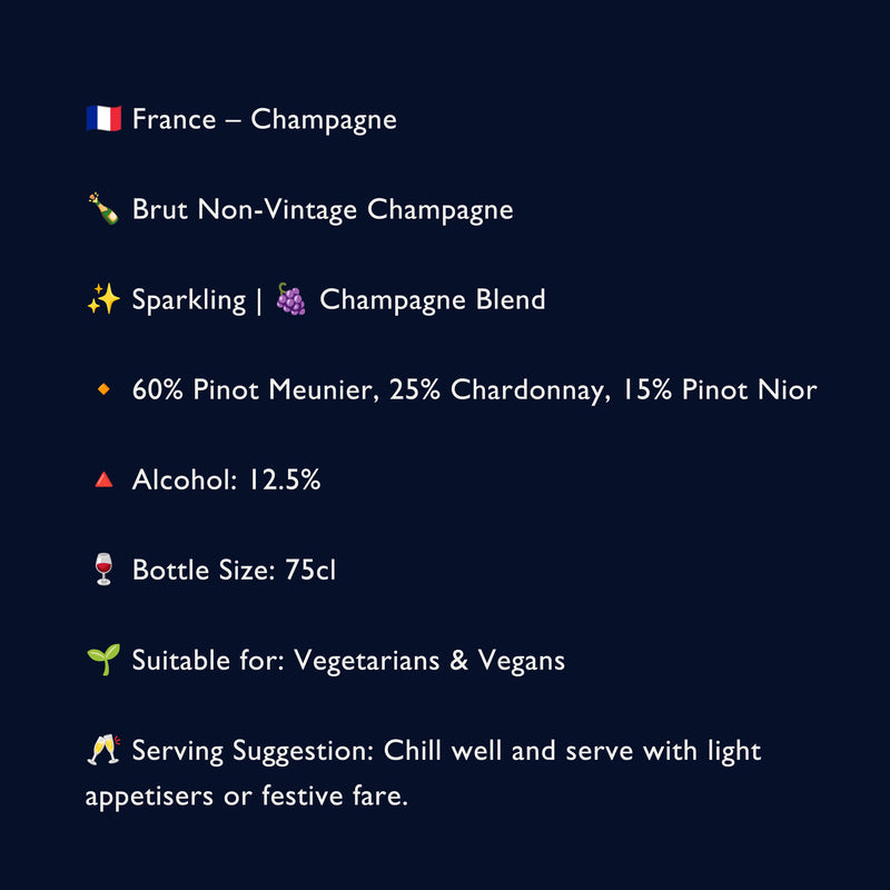 Tanners Extra Réserve, Brut Champagne