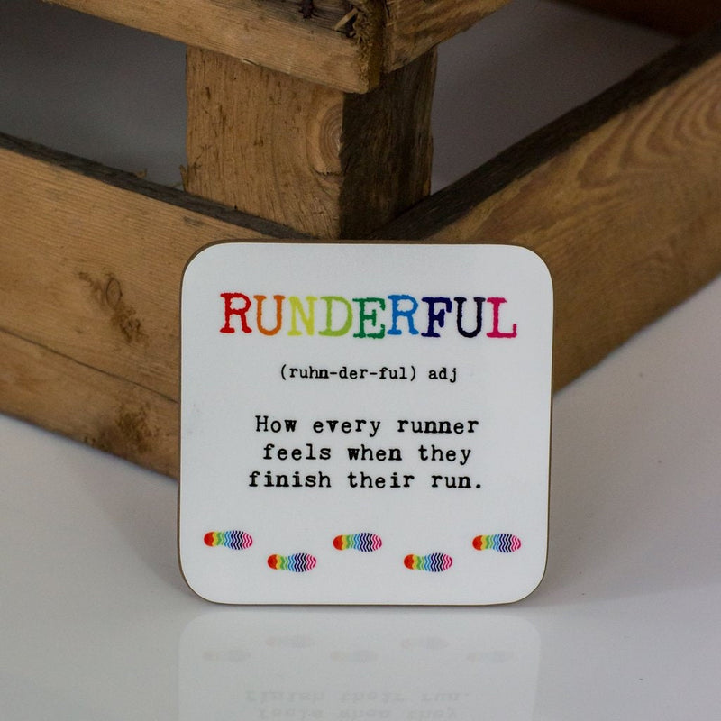 Runderful definition coaster stocking filler for runner