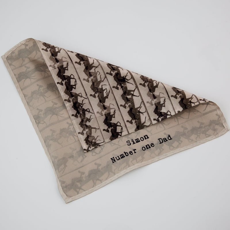Horse Racing Inspired Pocket Square