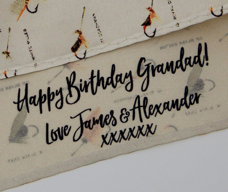 Fishing Tackle Themed Pocket Square pack of 4