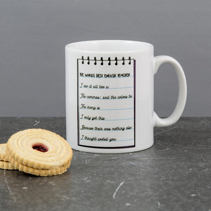 Personalised World's Best English Teacher Gift