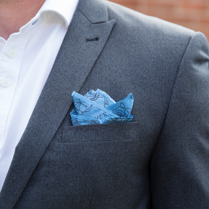 Tattoo Inspired Personalised Pocket Square