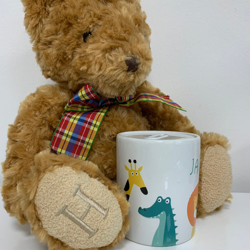 Jungle Animals Moneybox Piggy Bank