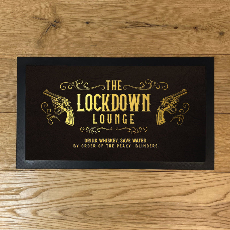 Personalised Peaky Blinders Style Bar Mat – The Garrison Tavern Design