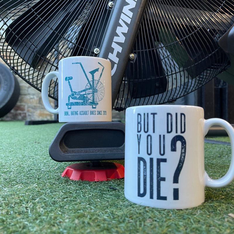 Crossfit athlete fun mug - Assault bike hate personalised
