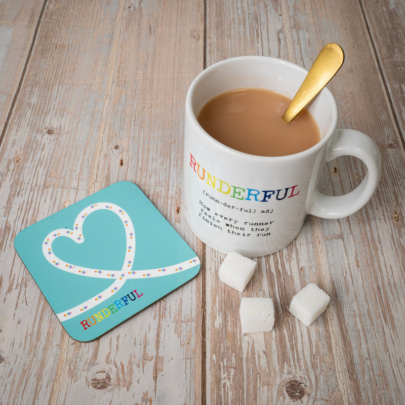 Personalised Running Gift - Runderful Definition Mug & Coaster