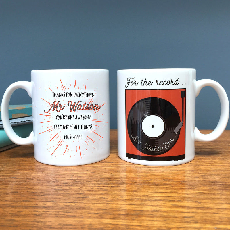 Personalised World's Best Music Teacher Gift