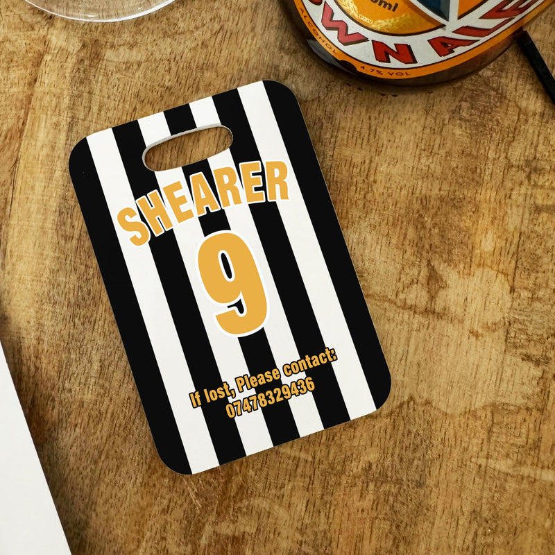 Best in Toon Personalised Passport Holder Newcastle fan Travel Luggage Tag