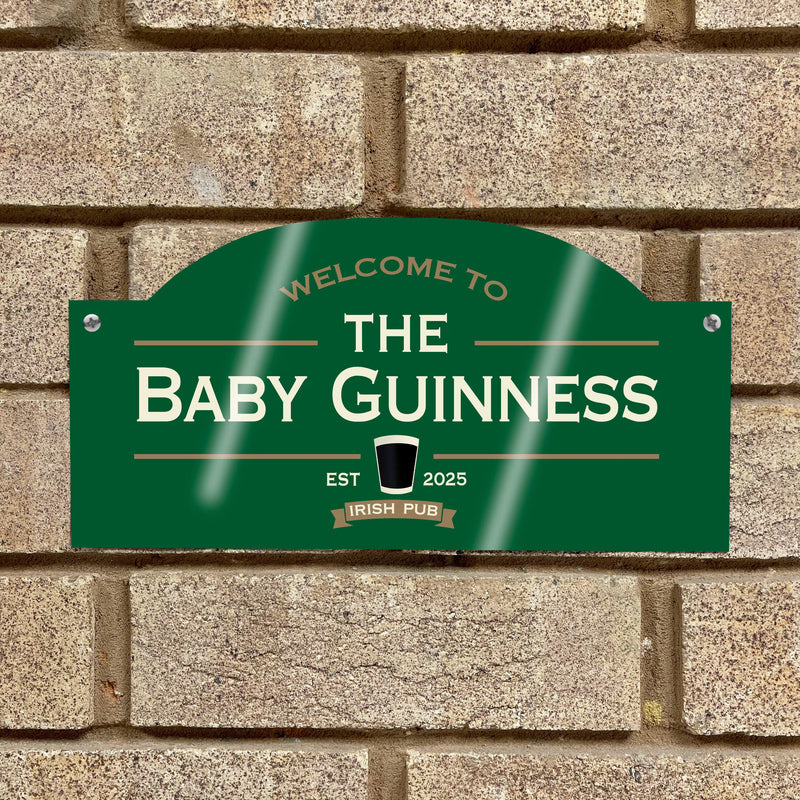 Personalised Baby Guinness – Custom Pub Gift for Guinness Lovers, Home Bar, St. Patrick’s Day, Father’s Day or Birthday
