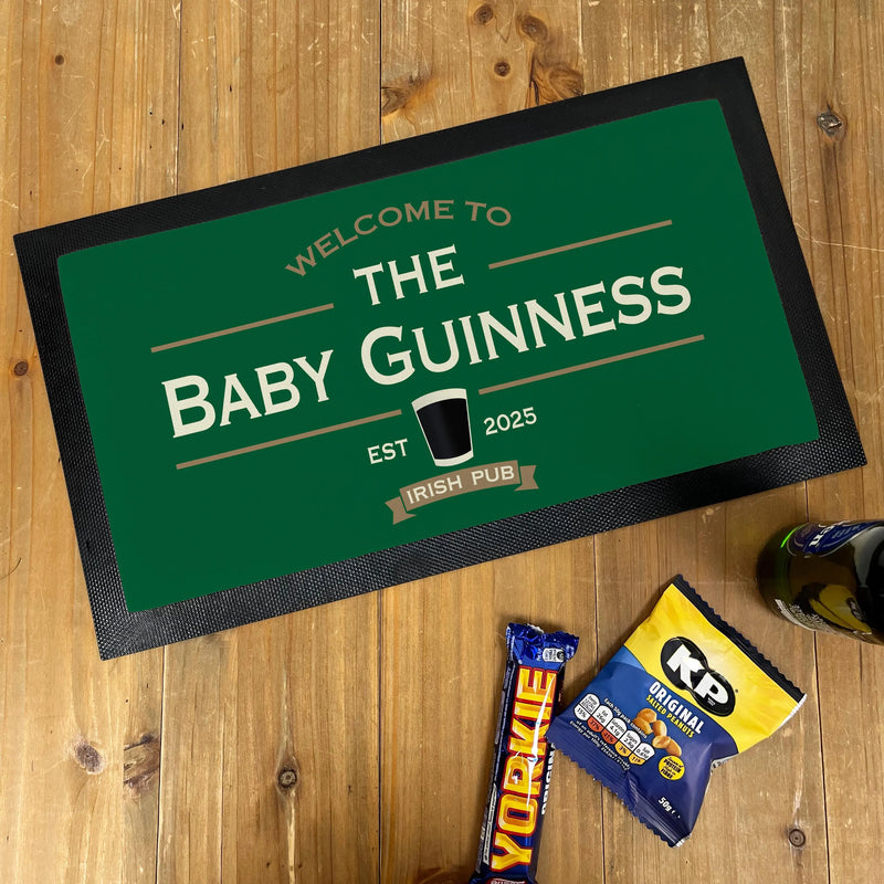 Personalised Baby Guinness – Custom Pub Gift for Guinness Lovers, Home Bar, St. Patrick’s Day, Father’s Day or Birthday