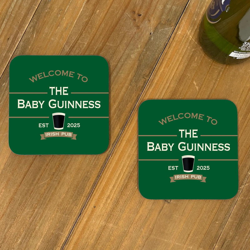 Personalised Baby Guinness – Custom Pub Gift for Guinness Lovers, Home Bar, St. Patrick’s Day, Father’s Day or Birthday