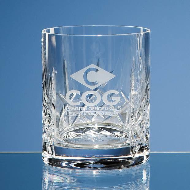 Military Engraved Lead Crystal Whisky Tumbler – Flamenco