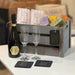 Personalised Prosecco Lovers Crate with Tanners Prosecco, engraved flutes, coasters, and treats