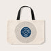 personalised vinyl record tote bag custom song lyrics gift