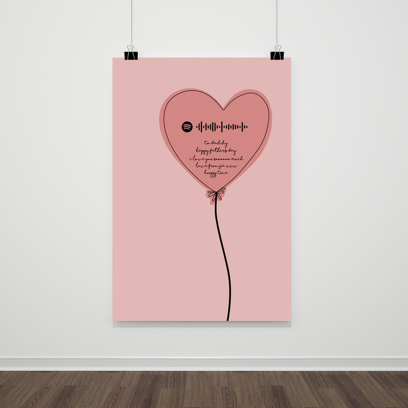 Spotify Code Secret Song Print or Playlist