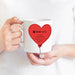 personalised spotify code heart balloon mug custom song gift