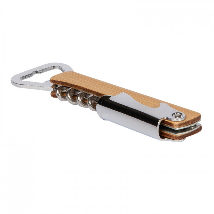 Personalised Bamboo Waiter's Friend Corkscrew – Engraved Wine & Bottle Opener