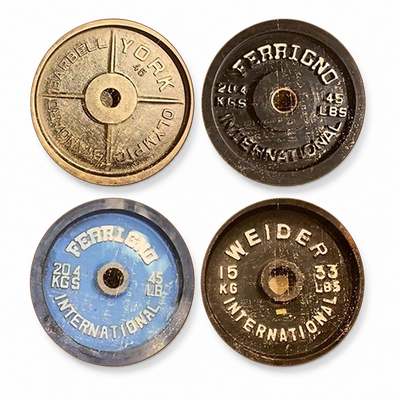 Personalised Weight Plate Coasters – Set of 4 Gym & Weightlifting Coasters