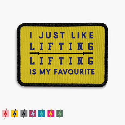 12 Days of Fitness 4 - I just like lifting lifting is my favourite Patch