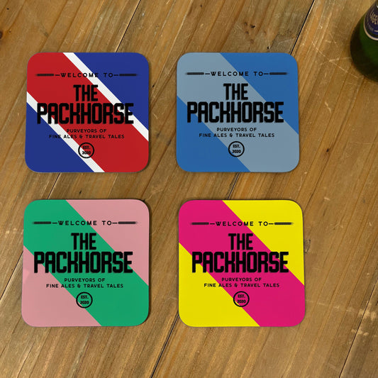 Custom Craft Ale Coasters Set of 4 - Personalised for Your Home Bar