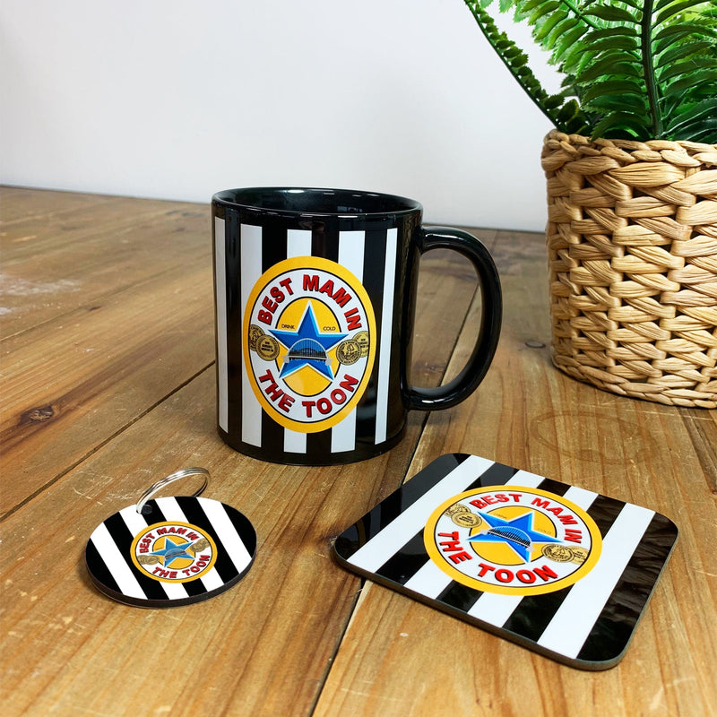 Best Mam in the Toon Gift Mug Set For Newcastle Geordies