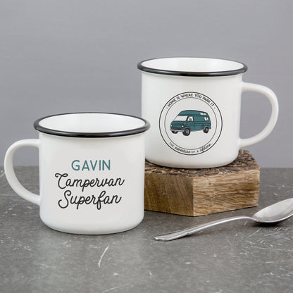 Personalised Campervan Camping Mug Set | VW Camper Van Coffee Cup