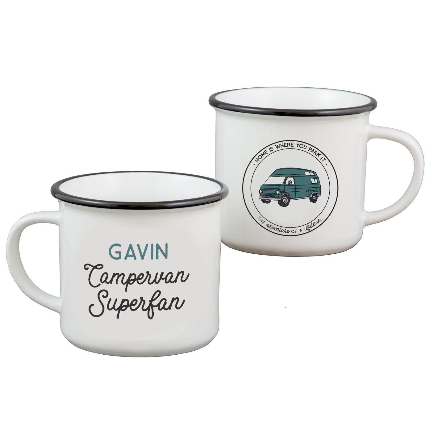 Personalised Campervan Camping Mug Set | VW Camper Van Coffee Cup