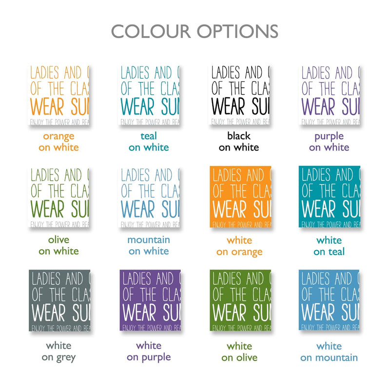 Graduation Gift - Baz Luhrmann Wear Sunscreen Class Of '99 Print - Leaving Or Good Luck Present