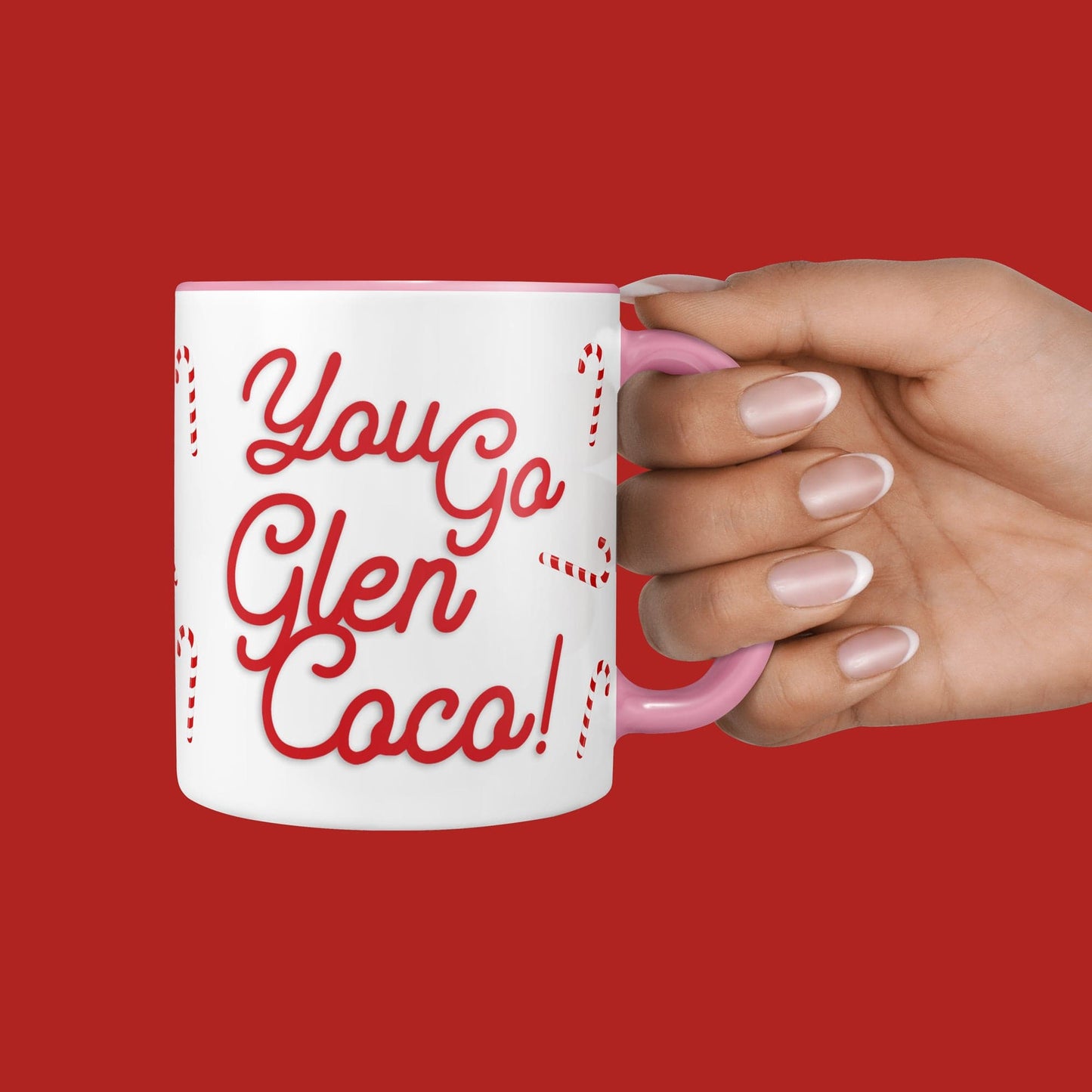 You Go Glen Coco Candy Cane Mean Girls Mug