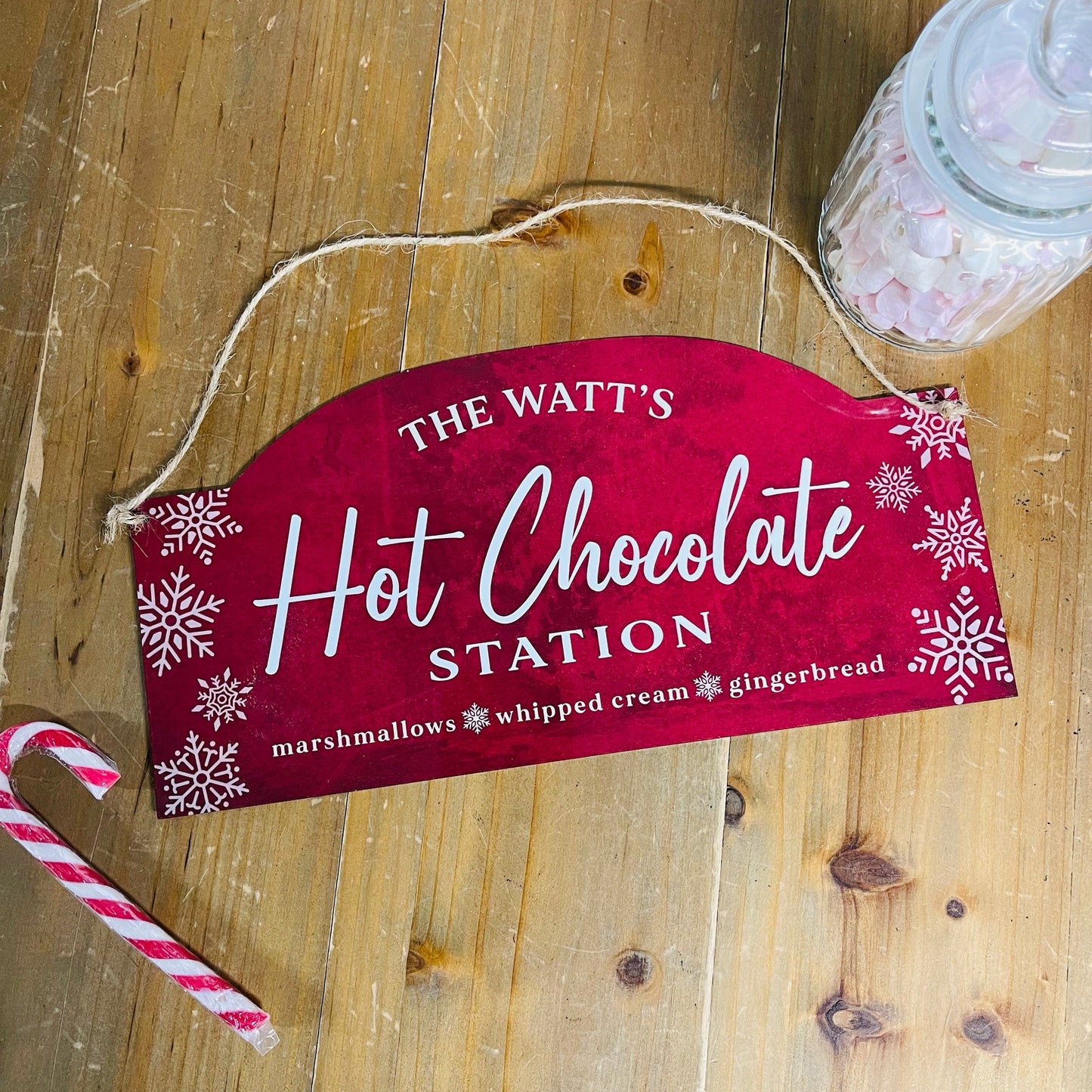 Hot Chocolate Station Mugs & Sign
